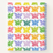 Rainbow Butterfly Sketchpad-Notitieboek Notitieboek (Achterkant)