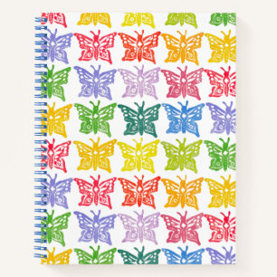 Rainbow Butterfly Sketchpad-Notitieboek Notitieboek
