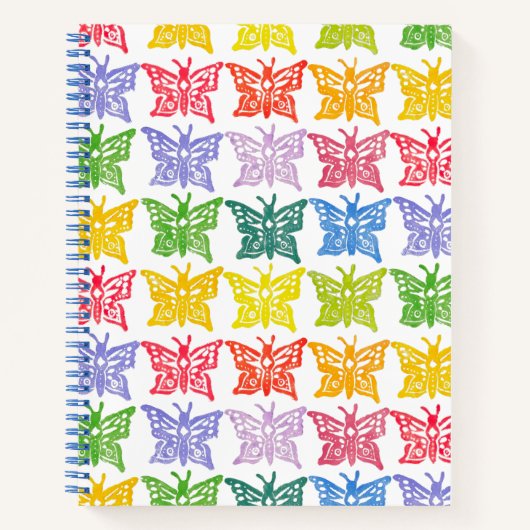 Rainbow Butterfly Sketchpad-Notitieboek Notitieboek (Voorkant)