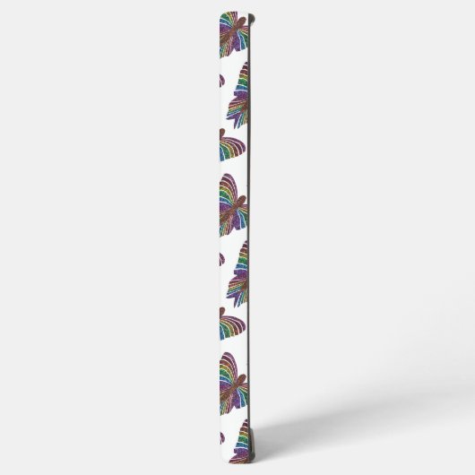 Rainbow Butterfly (w) - Samsung (S22 Ultra) Hoesje Samsung Galaxy Hoesje (Linkerkant)