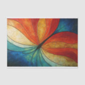 Rainbow Butterfly Wings Bold Abstracte Decoupage Tissuepapier (Voorkant)