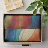 Rainbow Butterfly Wings Bold Abstracte Decoupage Tissuepapier (Geschenk)