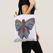 Rainbow Butterfly (wit) - Tas (Dichtbij)