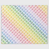 Rainbow Butterfly Wrapping Paper Roll Cadeaupapier (Vlak)