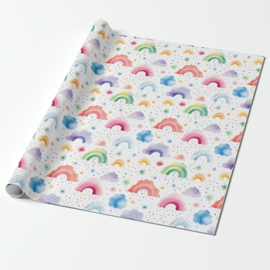 Rainbow Cadeaupapier (Uitgerold)