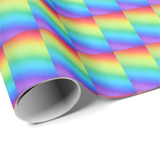 rainbow cadeaupapier (Rol Hoek)