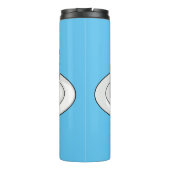 Rainbow cake cartoon illustration  thermosbeker (Achterkant)