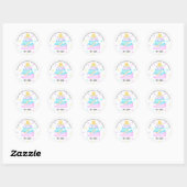 Rainbow Cake Dank u Ronde Sticker (Vel)