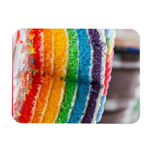 RAINBOW CAKE FLEXIBEL MAGNET MAGNEET (Horizontaal)