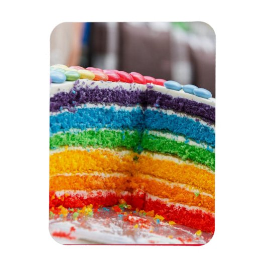 RAINBOW CAKE FLEXIBEL MAGNET MAGNEET (Verticaal)