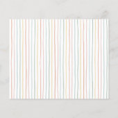 Rainbow Cake Girl Budget Foto Verjaardagsfeest (Achterkant)