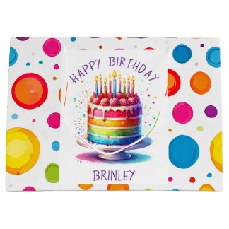 Rainbow Cake Happy Birthday Groot Cadeauzakje