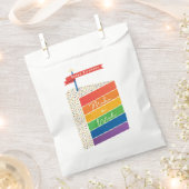 Rainbow Cake Happy Birthday maakt een wens Bedankzakje (Geknipt)