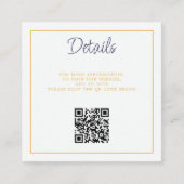 Rainbow Cake QR-code Informatiekaartje (Voorkant)