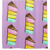 Rainbow Cake waterverf schattig Douchegordijn (Voorkant)