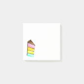 Rainbow Cake waterverf schattig Post-it® Notes (Voorkant)