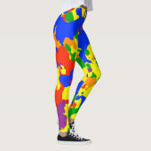 Rainbow Camouflage Camo Leggings (Rechts)