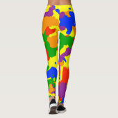 Rainbow Camouflage Camo Leggings (Achterkant)