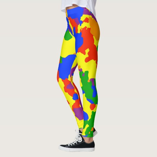 Rainbow Camouflage Camo Leggings (Links)