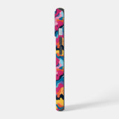 Rainbow Camouflage iPhone 15 Case (Linkerkant)