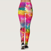 Rainbow Camouflage-Leggings - kleurrijke panten Leggings (Achterkant)