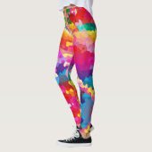 Rainbow Camouflage-Leggings - kleurrijke panten Leggings (Links)