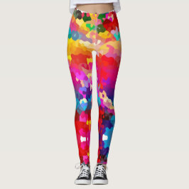 Rainbow Camouflage-Leggings - kleurrijke panten Leggings