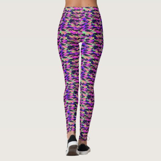 Rainbow Camouflage Leggings van vrouwen (Achterkant)