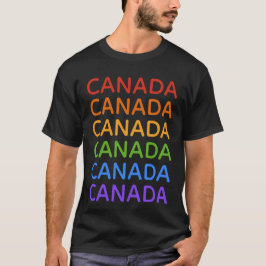 Rainbow CANADA-shirten en -jassen T-shirt