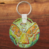 Rainbow Cancer Angel die Sleutelhanger afwerpt (Voorkant)