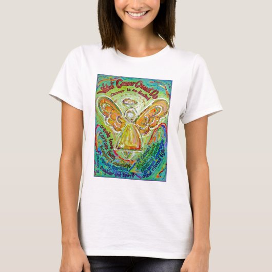 Rainbow Cancer Angel T-shirt (Voorkant)