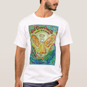 Rainbow Cancer Angel T-shirt (Voorkant)