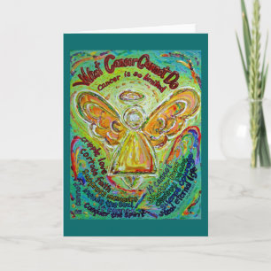 Rainbow Cancer Cannot Do Angel Greeting Cards Kaart