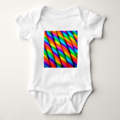 Rainbow Candy Cane Romper (Voorkant)