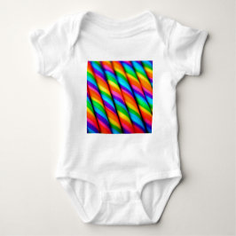 Rainbow Candy Cane Romper