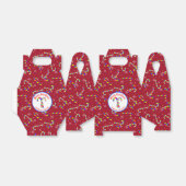 Rainbow Candy Canes kerst Bedankdoosjes (Uitgevouwen)