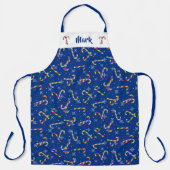 Rainbow Candy Canes kerst Schort (Voorkant)