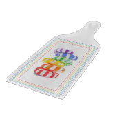 RAINBOW CANDY Glas Snijplank Paddle (Hoek)