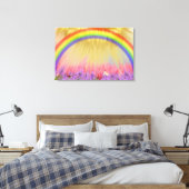 rainbow canvas afdruk (Insitu (Slaapkamer))