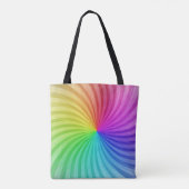 RAINBOW CANVAS TAS. TOTE BAG (Achterkant)