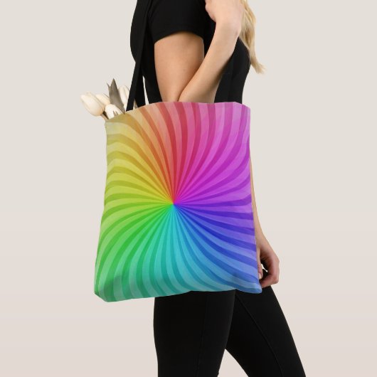 RAINBOW CANVAS TAS. TOTE BAG (Dichtbij)
