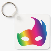 Rainbow Carnaval Mask