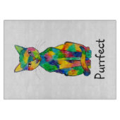 Rainbow Cat Cutting Board Snijplank (Voorkant)