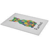 Rainbow Cat Cutting Board Snijplank (Hoek)