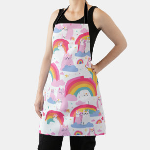 Rainbow Cat Land Schort