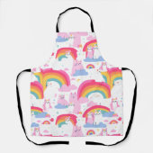 Rainbow Cat Land Schort (Voorkant)