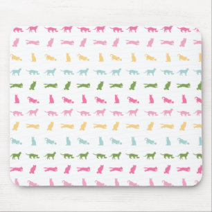 Rainbow Cat Pattern Muismat