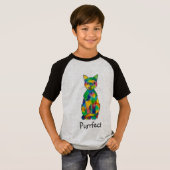 Rainbow Cat Purrfect T-Shirt (Kind) (Voorkant volledig)