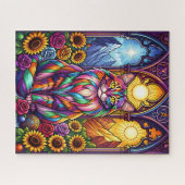 rainbow cat puzzle  legpuzzel (Horizontaal)