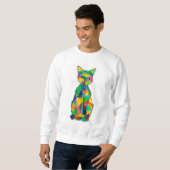 Rainbow Cat Sweatshirt (Voorkant volledig)